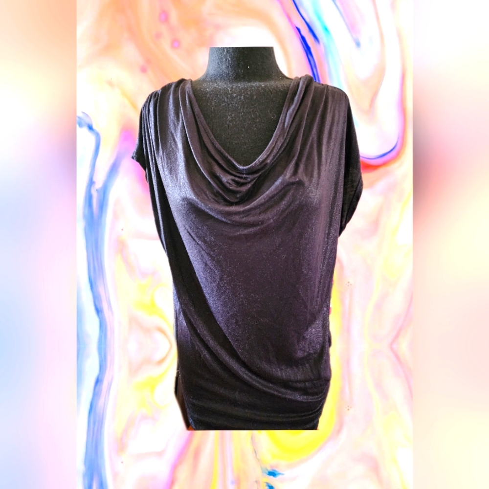 H&M Shimmer Black Top